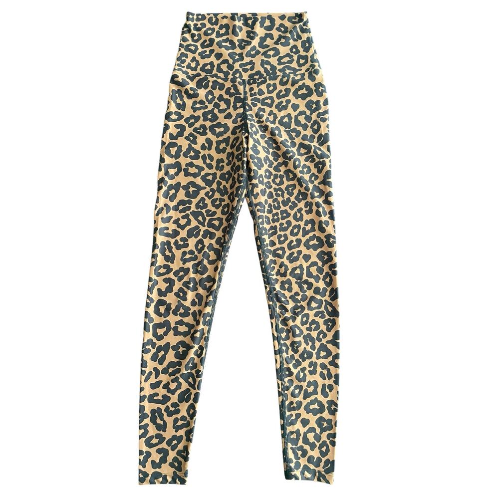 Beach Riot Sport Leopard Print High-Waisted Leggings Size XS EUC
